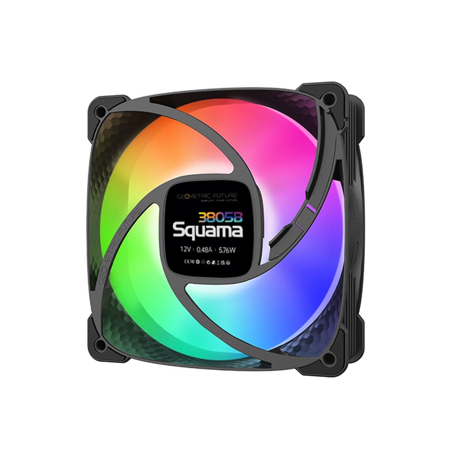 PC ファン 強力 38mm 厚 PWM 120mm SQUAMA 3805B PC ファン 強力 38mm 厚 PWM 120mm SQUAMA 3805B - メルカリ